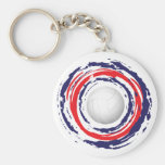 Volleyball Red Blue And White 1 Key Chains