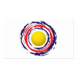 Volleyball Red Blue And White 2 Business Card Template