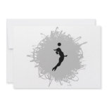 Volleyball Scribble Style (Female) Custom Invitation