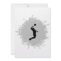 Volleyball Scribble Style (Male) Custom Invite