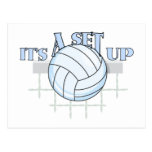 Volleyball Set Up Postcards