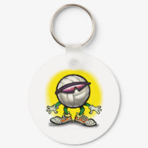 Volleyball Shades keychains