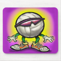 Volleyball Shades Mouse Pads