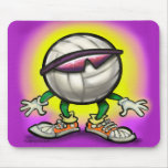Volleyball Shades Mouse Pads