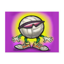 Volleyball Shades postcards