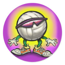 Volleyball Shades stickers