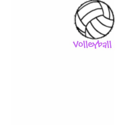 volleyball t-shirt by bourgeois