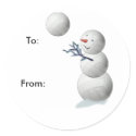 Volleyball Snowman Christmas Gifts Stickers by TheSportofIt Volleyball Snowman Christmas Gifts Stickers