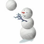 volleyball snowman