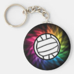 Volleyball; Spectrum Keychains