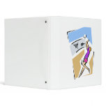 Volleyball spike girl binders