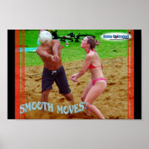 Volleyball Steal Poster