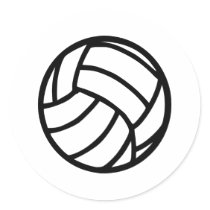 Volleyball stickers