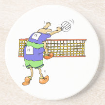 Volleyball team coaster