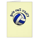 Volleyball Team Gifts - Blue Cards