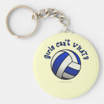Volleyball Team Gifts - Blue Key Chains