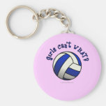 Volleyball Team Gifts - Blue Keychains