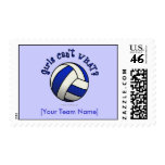 Volleyball Team Gifts - Blue Stamp