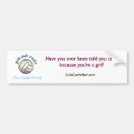 Volleyball Team Gifts - White Bumper Sticker