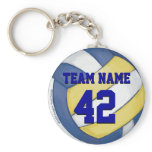 Volleyball Team Key Chain