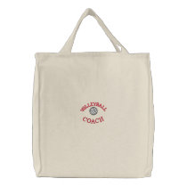 Volleyball Tote Bag Embroidered embroidered bags
