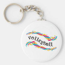 Volleyball Twists Key Chains