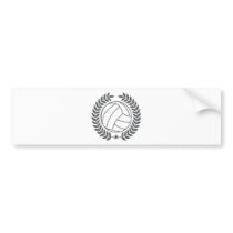 VolleyBall Vintage Graphic bumper stickers by CustomSportsTshirts VolleyBall Vintage Graphic bumper stickers