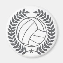 VolleyBall Vintage Graphic Fridge Magnet