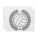 VolleyBall Vintage Graphic Invitation