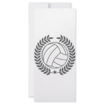 VolleyBall Vintage Graphic rack cards