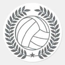 VolleyBall Vintage Graphic Sticker