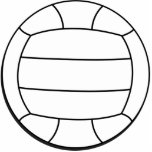 Volleyball Wall Sculpture Cut Out
