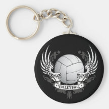 Volleyball Wings Keychain