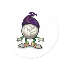 Volleyball Wizard stickers