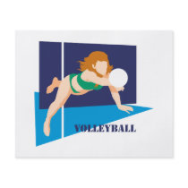 volleyball womens girls flyer design