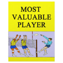 VOLLEYballmost valuable player letterhead