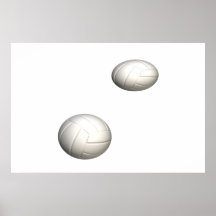Volleyballs Poster