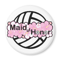 VolleyBride Maid of Honor Magnets