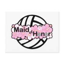 VolleyBride Maid of Honor Post Cards