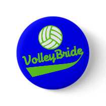 VolleyBride Swoosh Pinback Buttons
