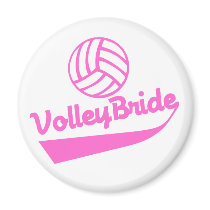 VolleyBride Swoosh Fridge Magnets