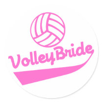 VolleyBride Swoosh Stickers