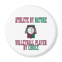 VolleyChick Athlete by Nature Magnets