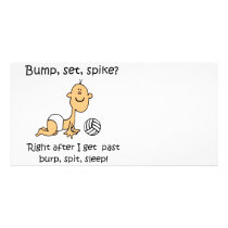 VolleyChick Bump Set Spike photo cards by VolleyChick_Di VolleyChick Bump Set Spike photo cards