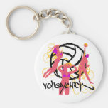 VolleyChick Curt Keychain