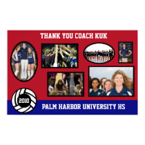 VolleyChick Custom Volleyball Photo Frame Poster 2 posters