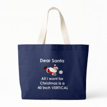 VolleyChick Dear Santa 1 side Canvas Bag