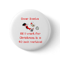 VolleyChick Dear Santa 1 side Pins