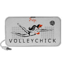 VolleyChick DiveChick 2010 Doodle Speaker speakers