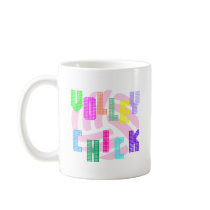 VolleyChick Dottz Coffee Mugs